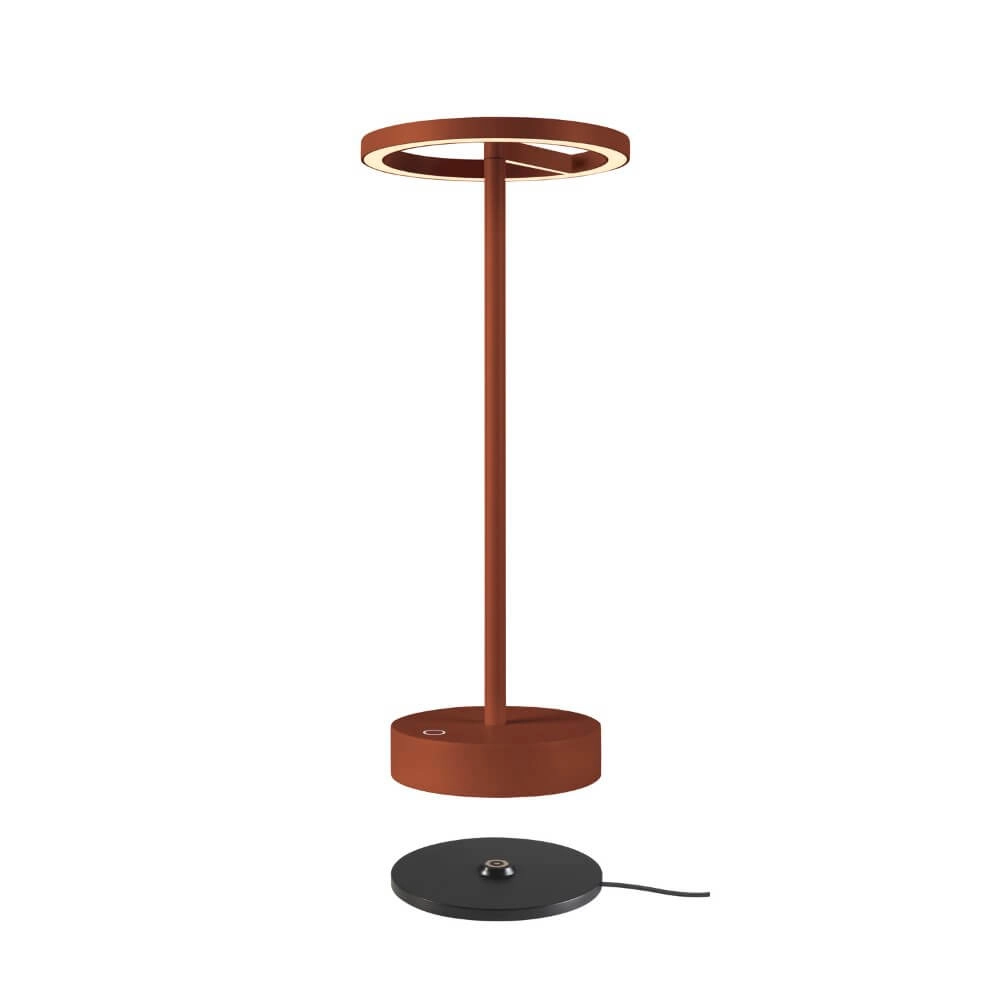Buiten tafellamp Vinolina One roest - oplaadbaar SLV 4024163276313
