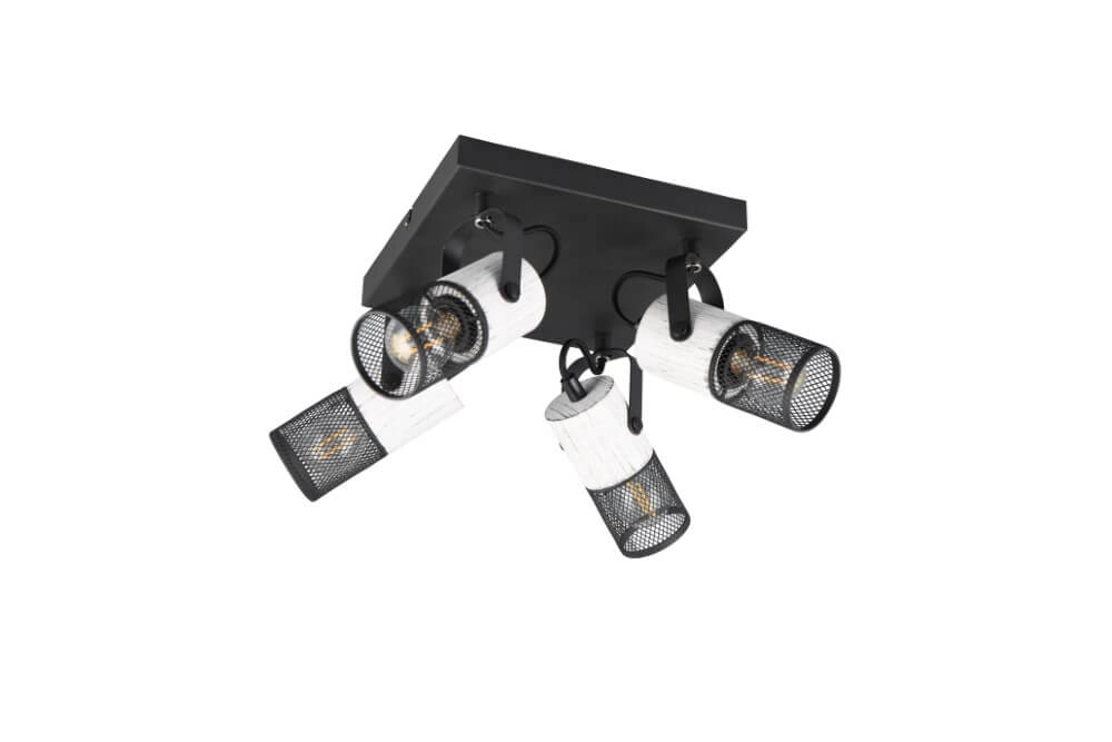 Design opbouwspot Tosh 4-lichts Trio 4017807600513