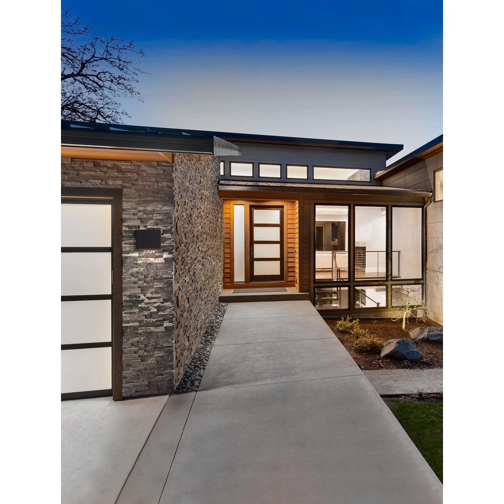 Strakke wandspot Tick downlighter zwart Lyora 5212017453617