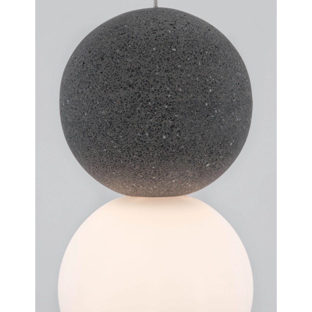 Hanglamp Zero grijs met wit Lyora 5212017426949