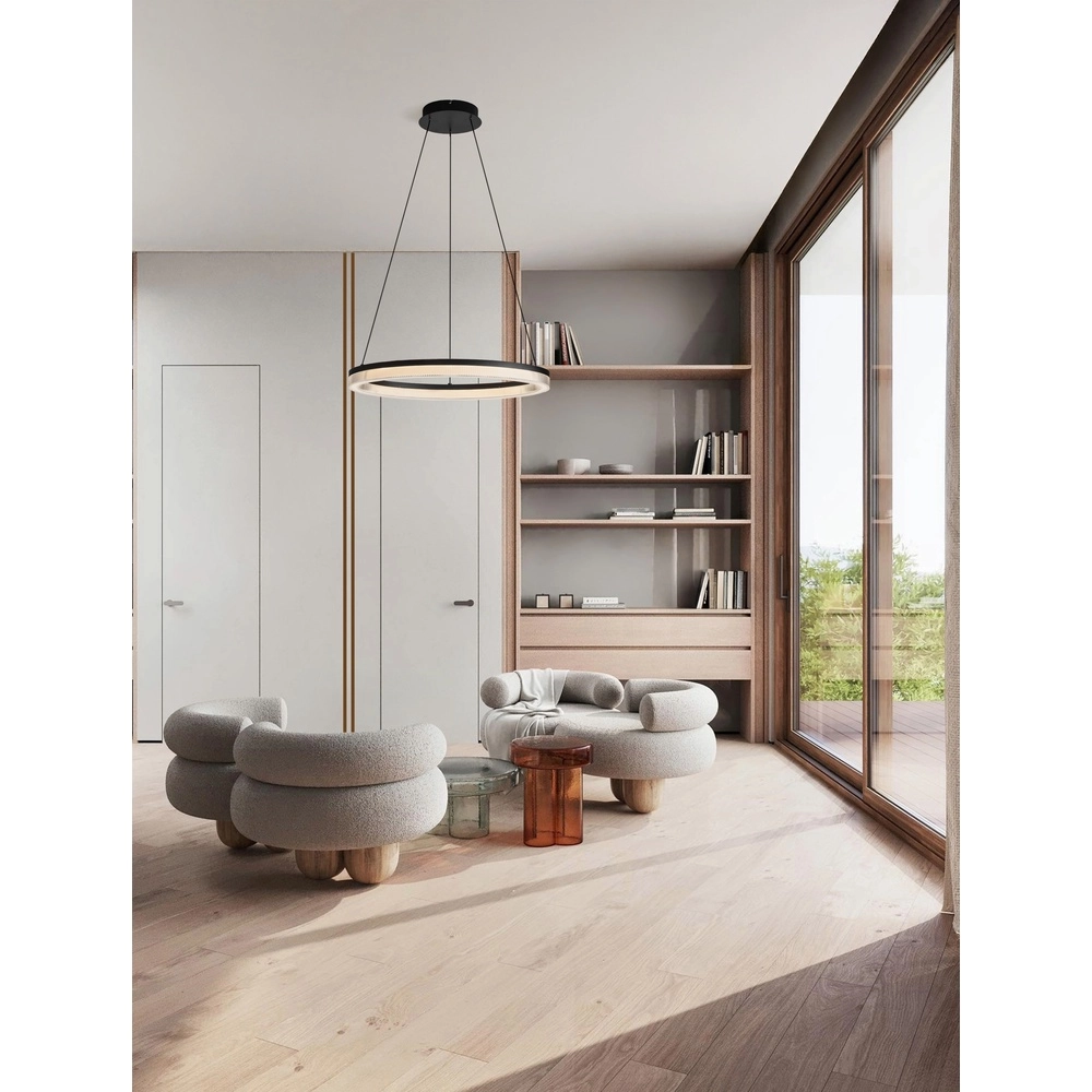 Zwarte hanglamp Lonela enkel Lyora 5212017467058