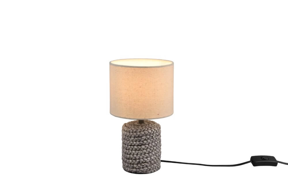 Tafellamp Mala 26cm rotan met creme Trio 4017807506839