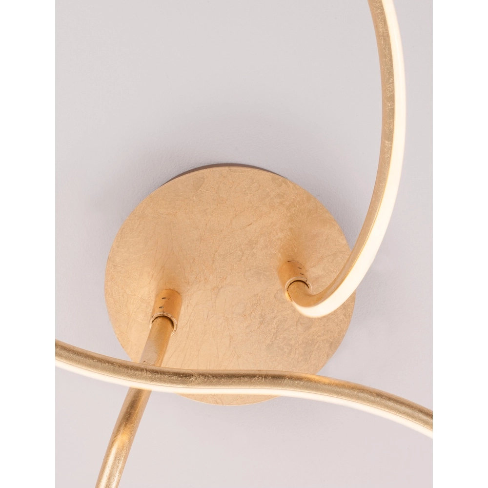 Plafondlamp Fungo krul goud Lyora 5212017419880