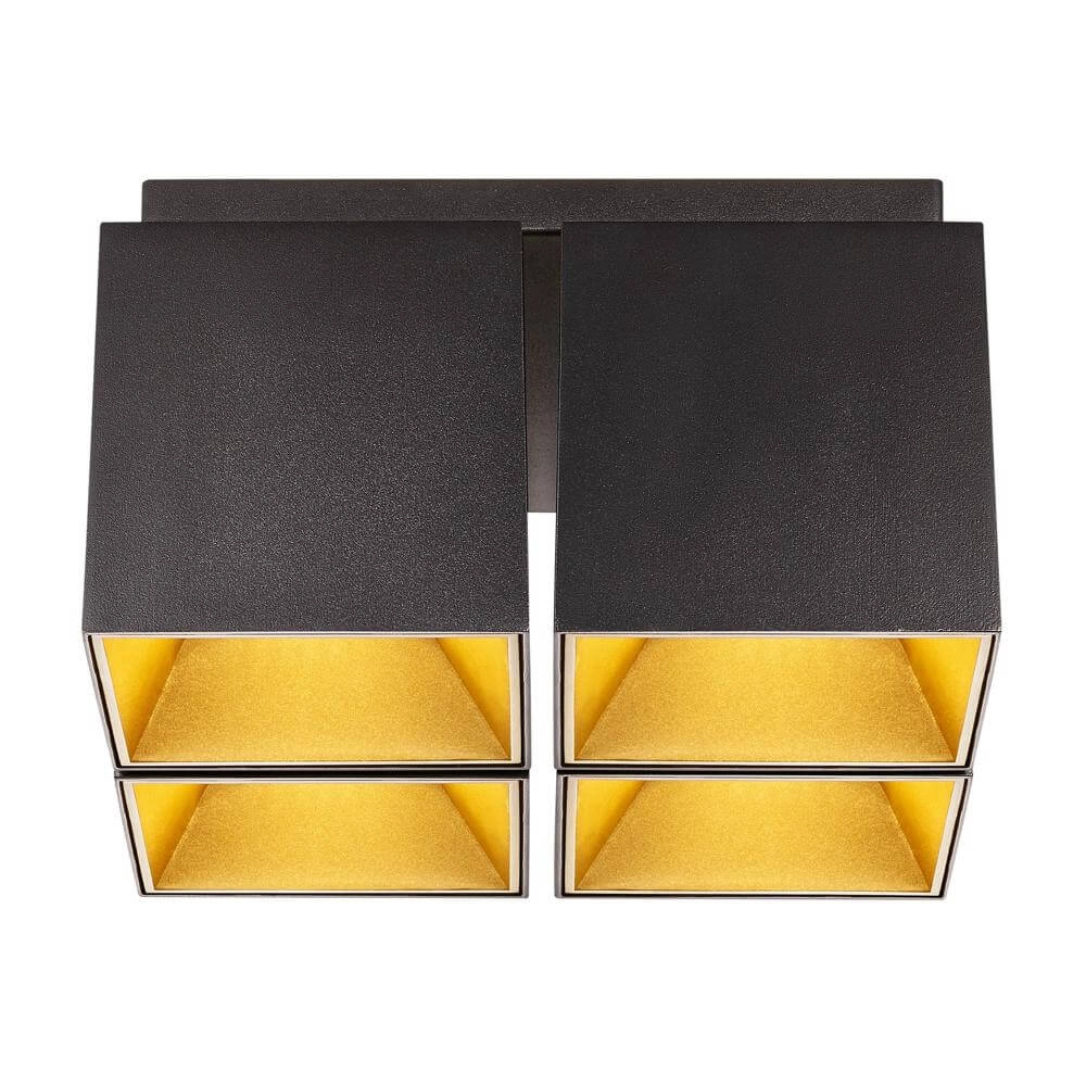 Opbouwspot Ethan zwart vierkant Nordlux 5704924007088