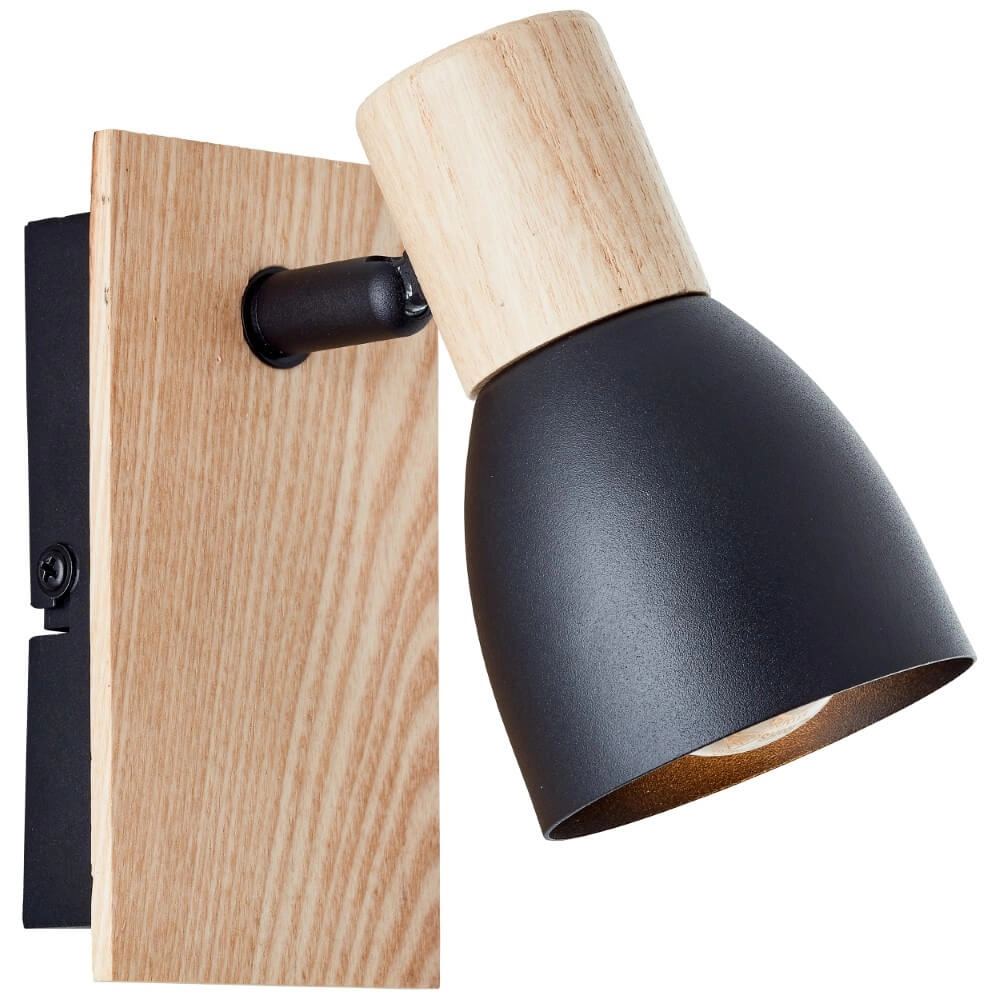 Wandlamp Daintree zwart Brilliant 4004353408663