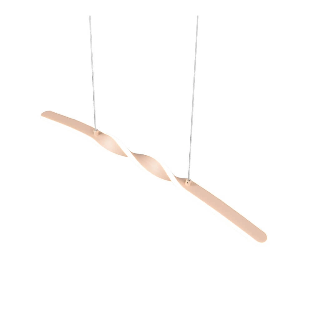 Design hanglamp Ginko zandkleurig Trio 4017807642421