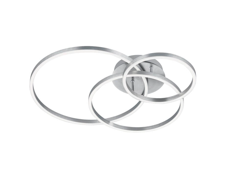 Plafonnière Winona 3-rings RVS Trio 4017807503531