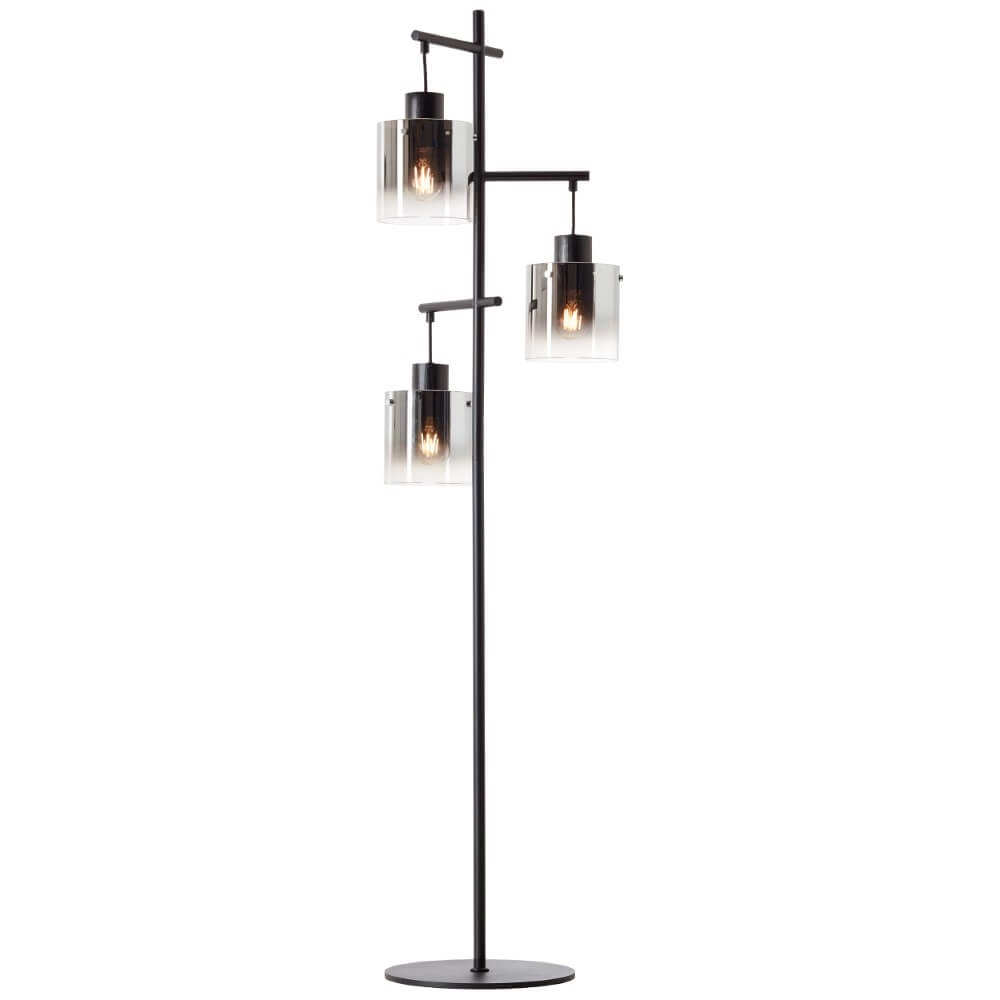 Zwarte vloerlamp Simonis 3-lichts Brilliant 4004353397813
