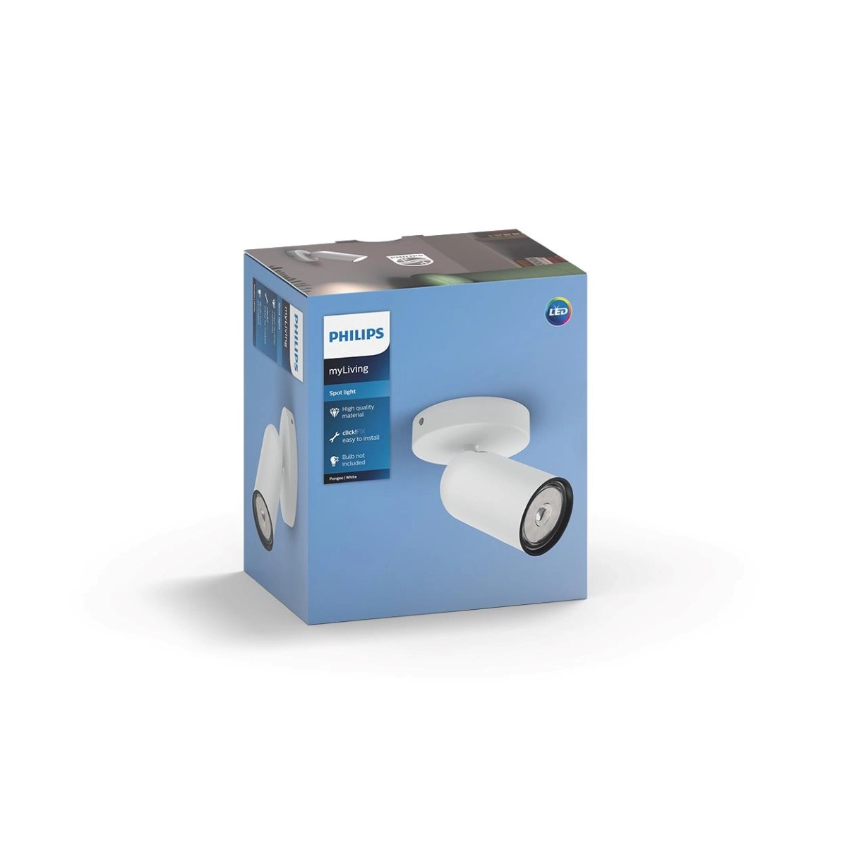 Spotlamp Pongee wit Philips 8718696164761