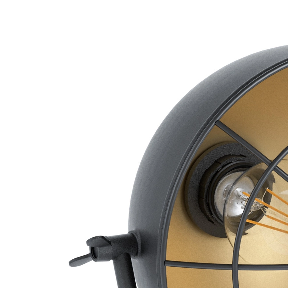 Tafellamp Treburley zwart met goud Eglo 9002759431853