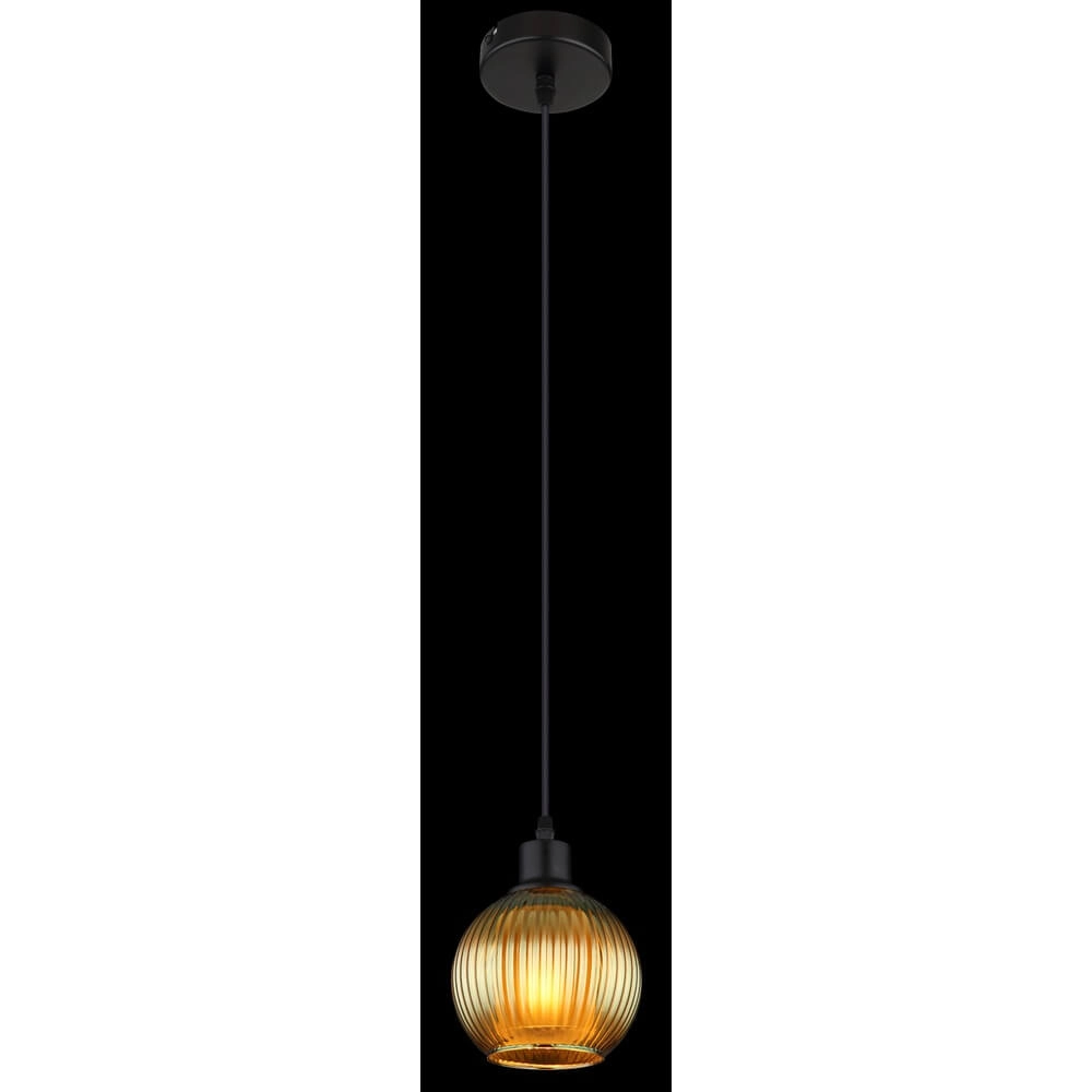Hanglamp Zumba groen glas Ø 15cm Globo 9007371458813