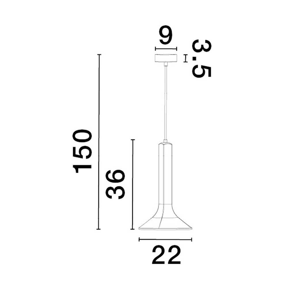 Unieke hanglamp Dylan grijs Ø 22,3cm Lyora 5212017440389