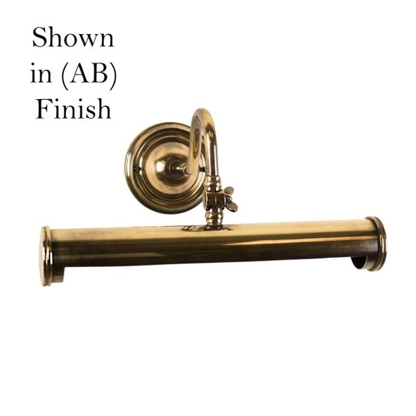 Landelijke schilderijlamp Blenheim Picture antiek koper (ANT) Limehouse