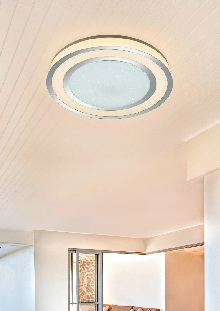 Plafonnière Noriaki chroom Trio 4017807440348