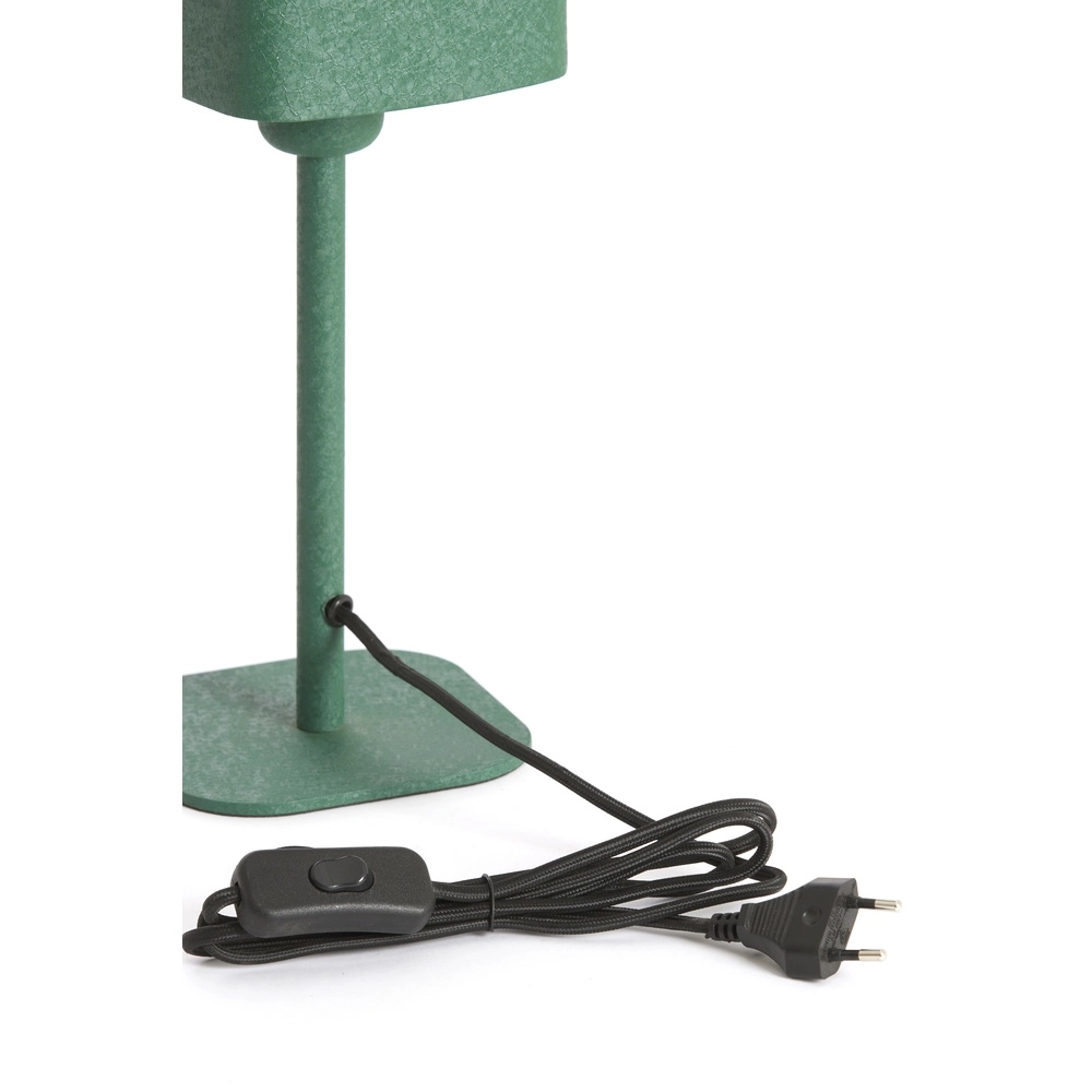 Nachtkastlamp Elenie 13x13cm - mat donker groen Light & Living 8717807818678