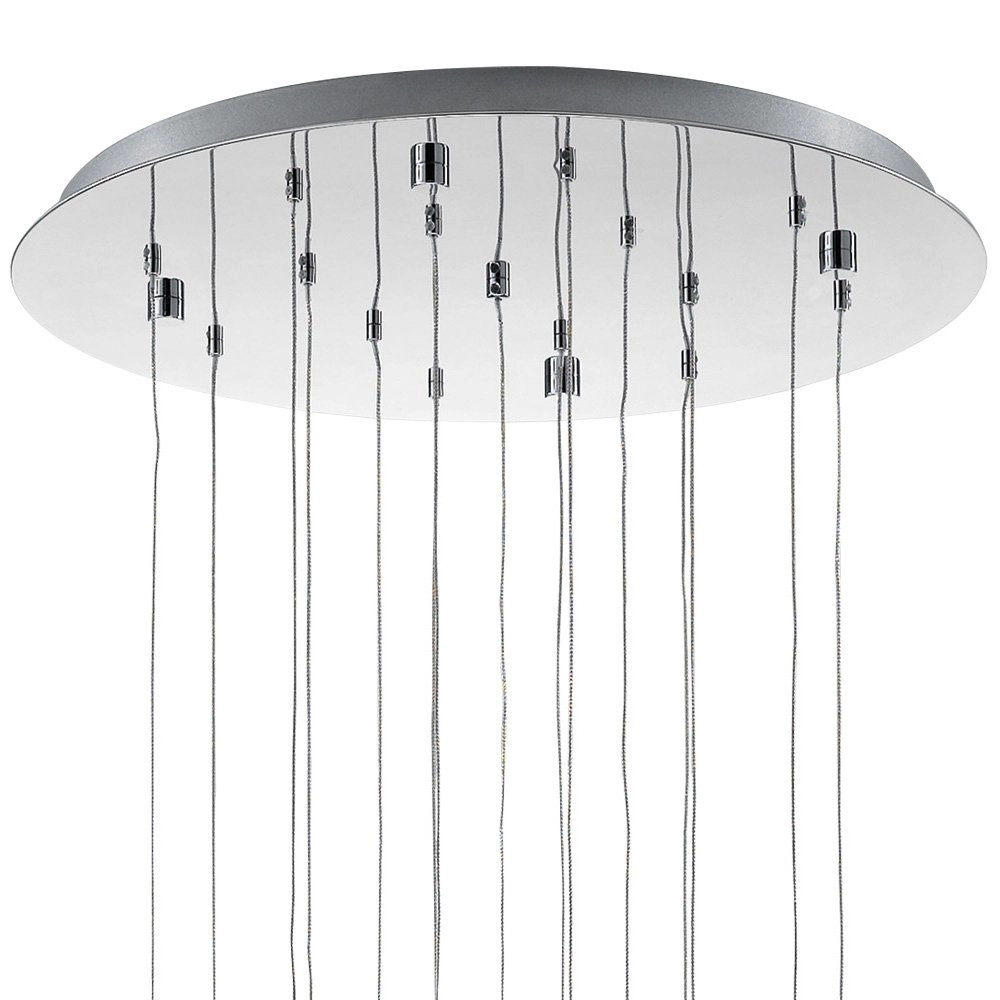 Pendant lamp Pianopoli 15-lights 50cm gray Stars of Light 9002759936624
