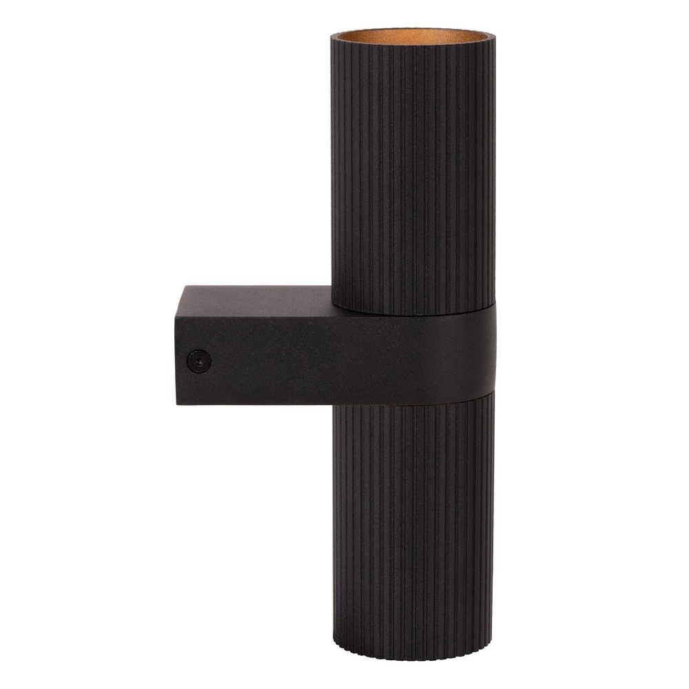 Design wandspot Clubs zwart up & down Lucide 5411212093905