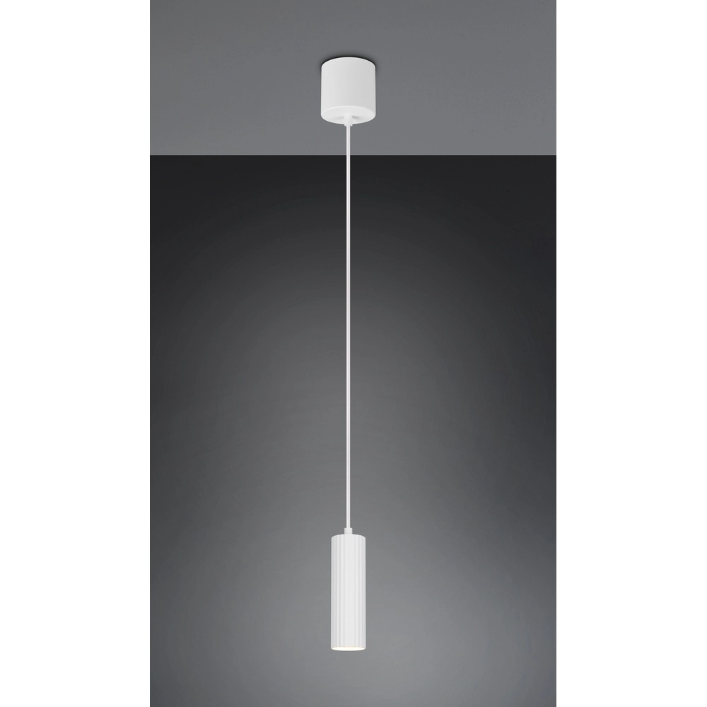 Design hanglamp Soka Ø 9cm wit Trio 4017807658453