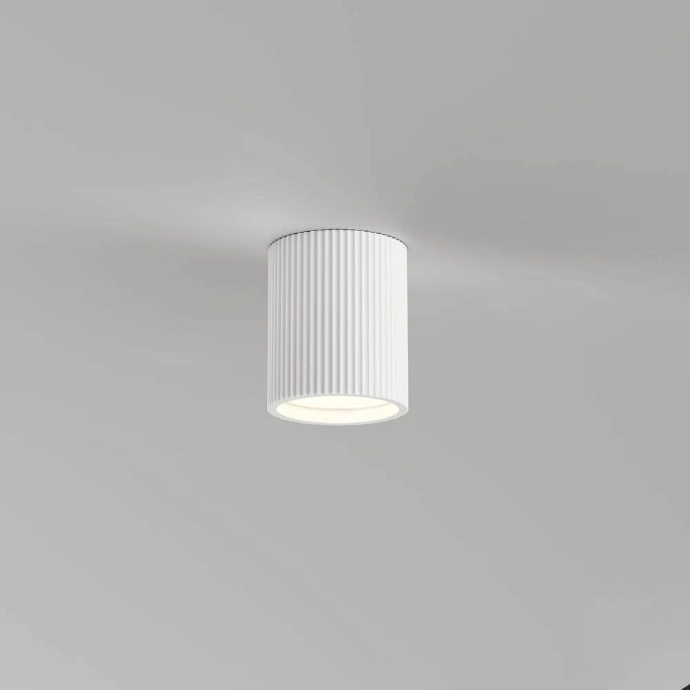 Overschilderbare plafondlamp Toulouse ribbels Overschilderbare plafondlamp Toulouse ribbels