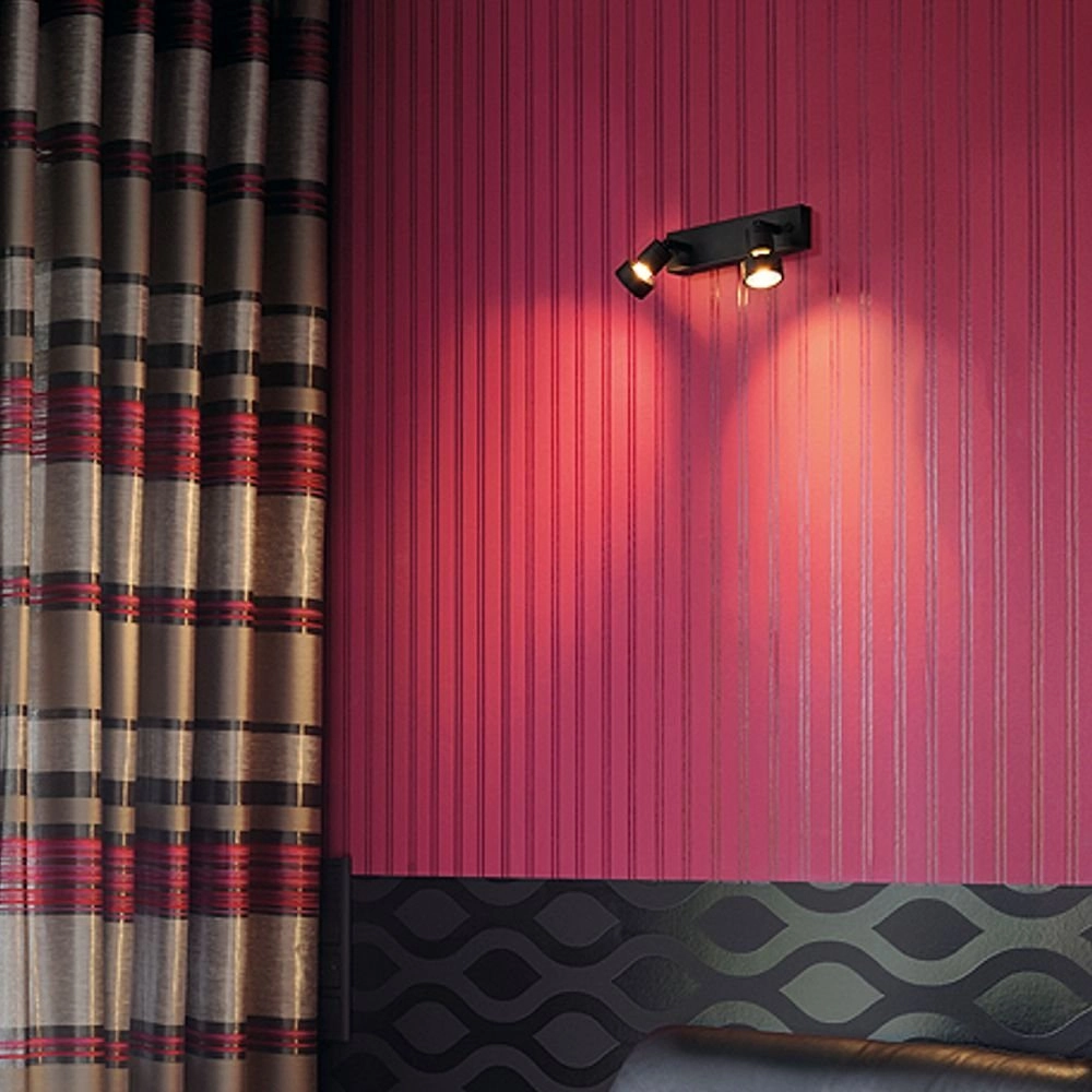 Opbouwspots Puri 2 2-lichts zwart SLV 4024163144582