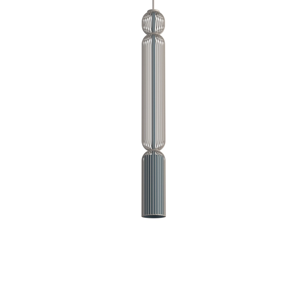 Hanglamp Singles 65cm umbra grijs en zand bruin Lyora 5903139121941