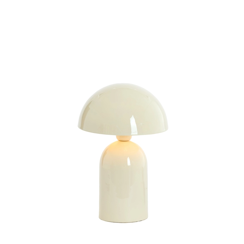 Champignon tafellamp Tolima glans crème - Ø 23cm Light & Living 8717807807788