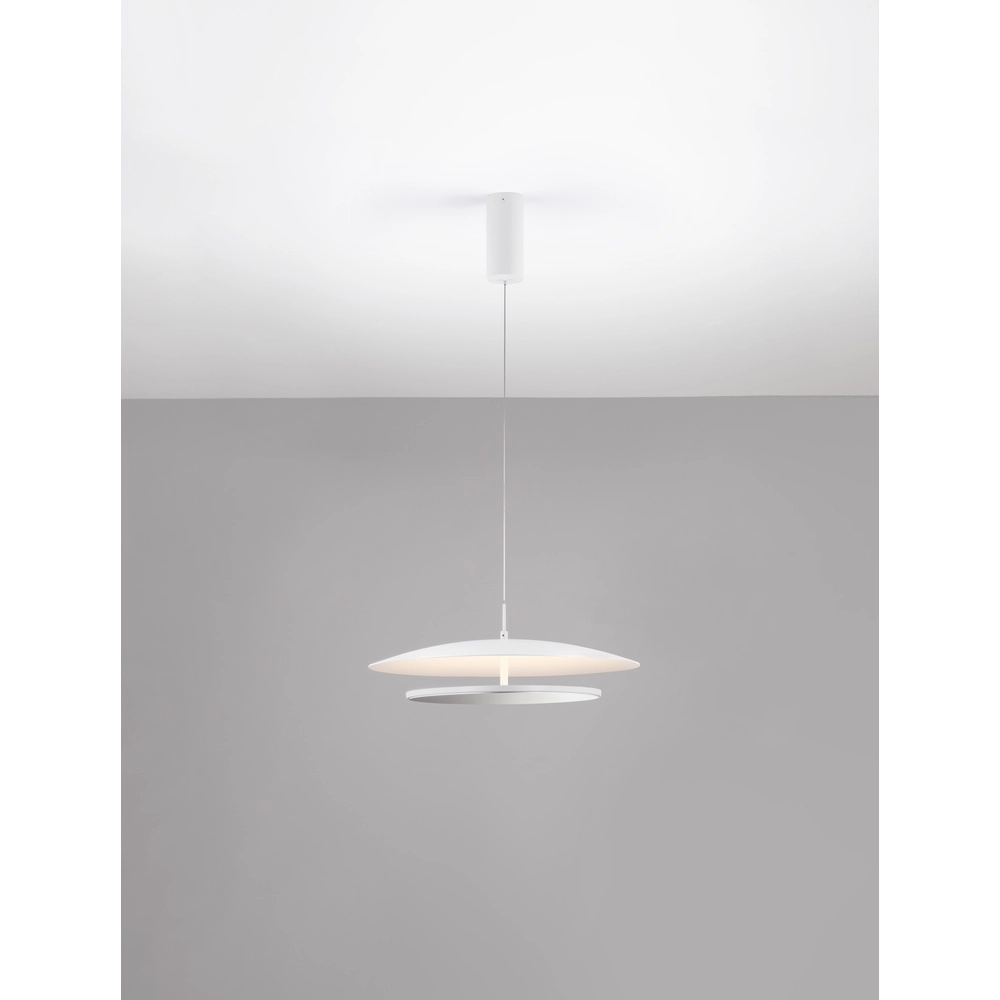 Design hanglamp Olos wit Ø 50cm Lyora 5212017457028