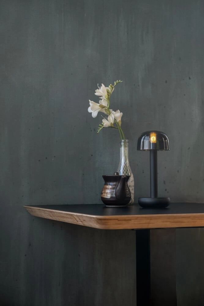 Oplaadbare tafellamp Two Black Smoked Humble 7446023311373