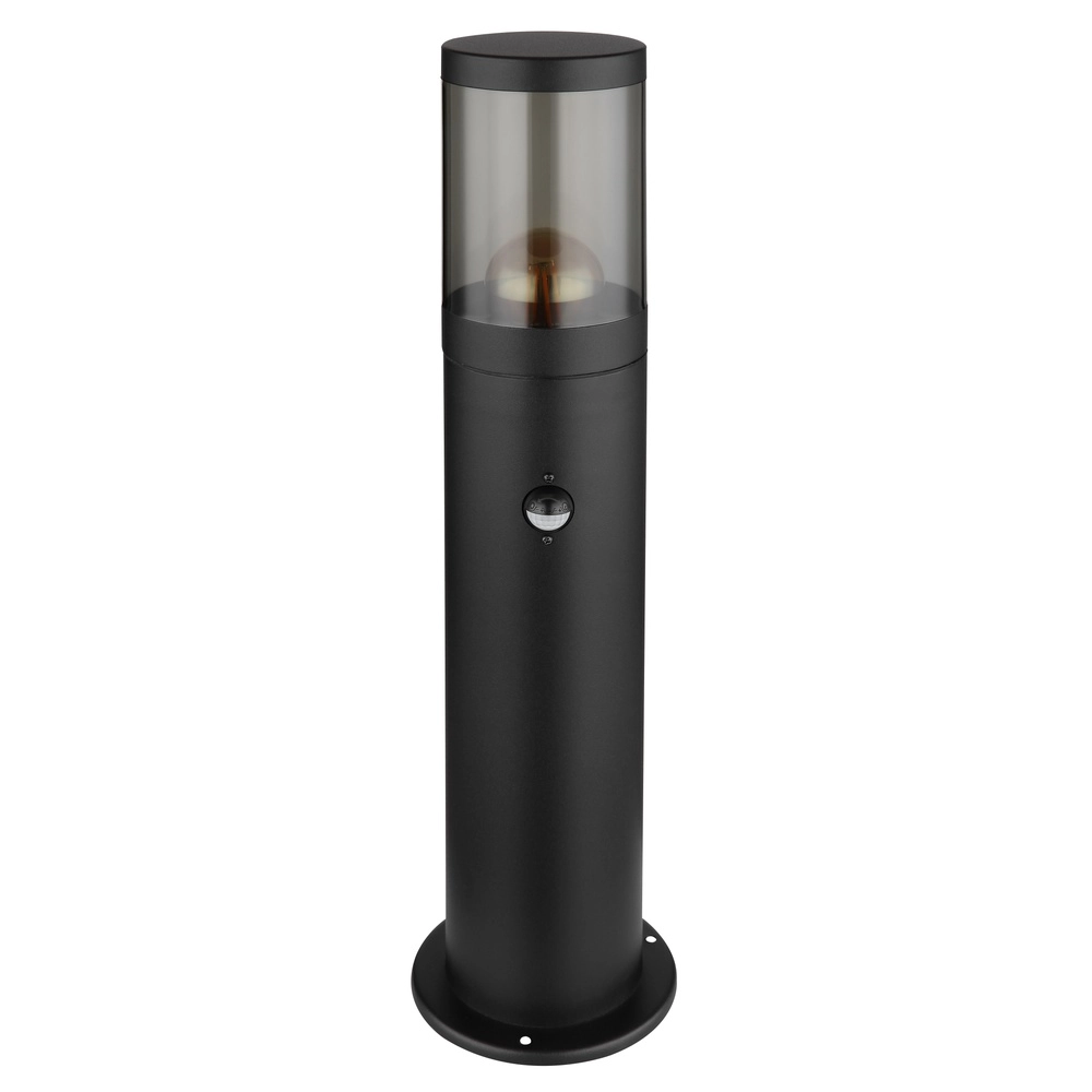 Moderne tuinlamp Xeloo zwart met sensor Globo 9007371438280