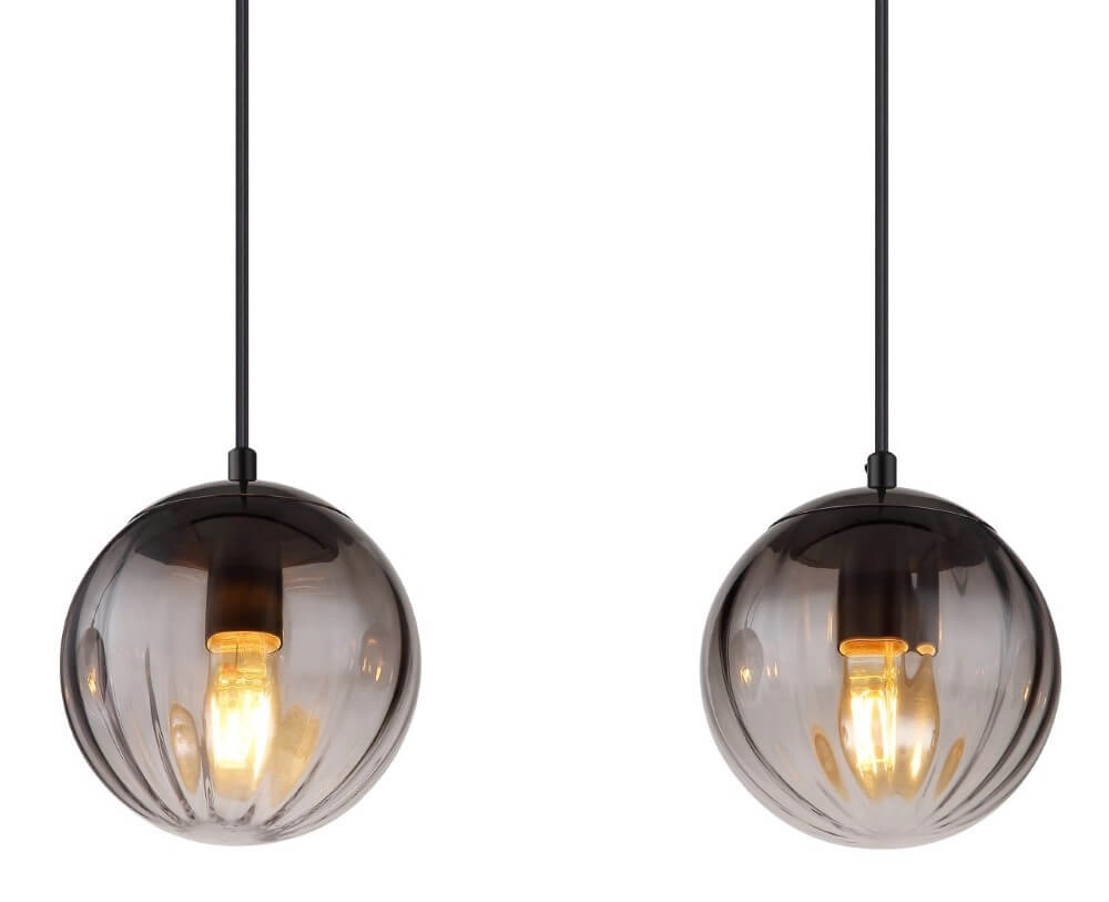 4-lichts hanglamp Dallerta smoke glas Globo 9007371452569