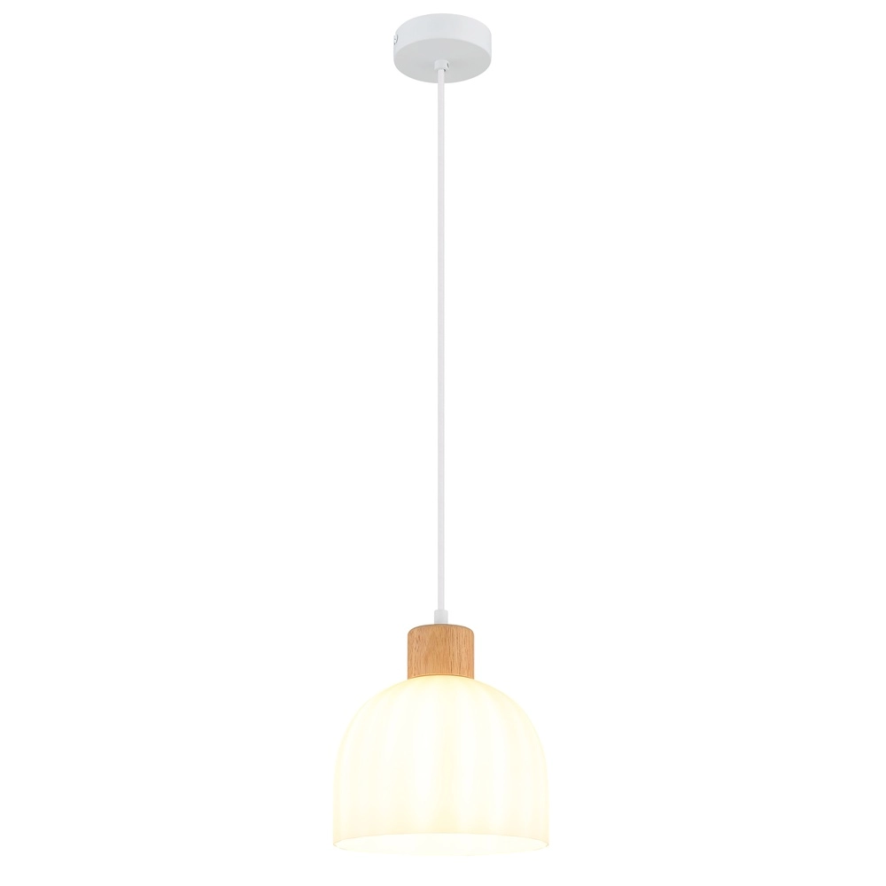 Hanglamp Swanson wit Ø 20cm