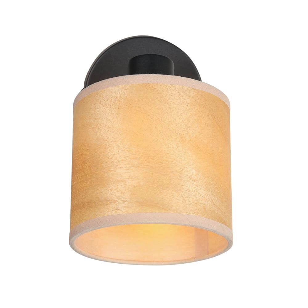 Wandlamp Bambus zwart met bamboe enkel Steinhauer 8712746171402