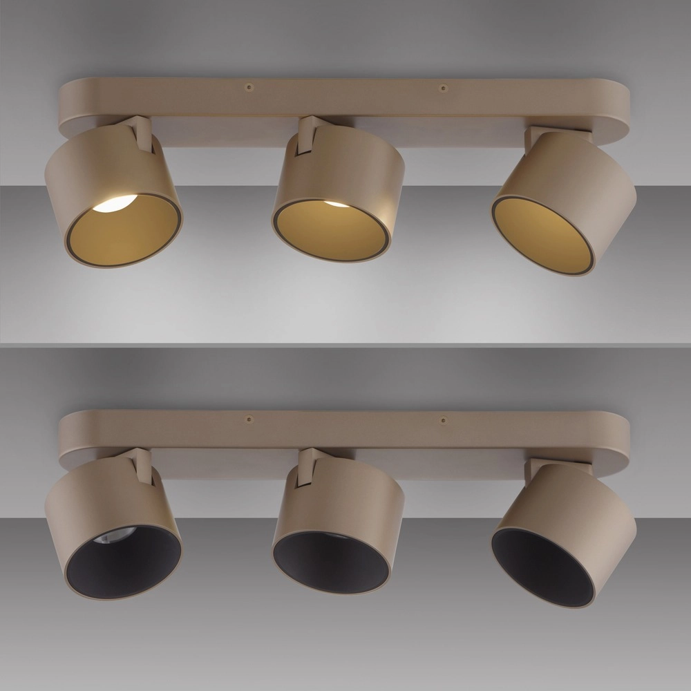 3L Led opbouwspot Pure Cup bronce Paul Neuhaus 4012248395622