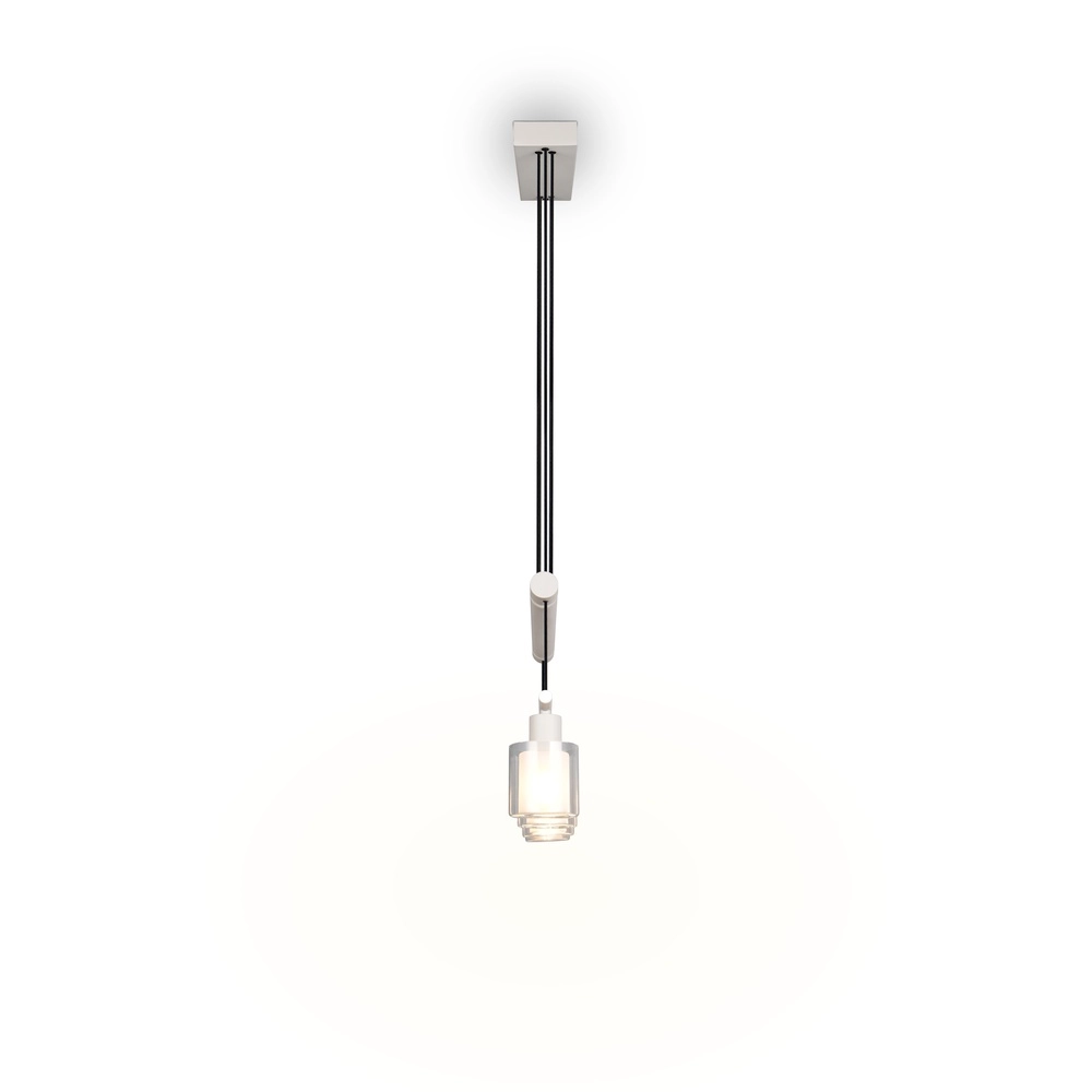 Hanglamp Neralo 4-lichts grijs Trio 4017807702910