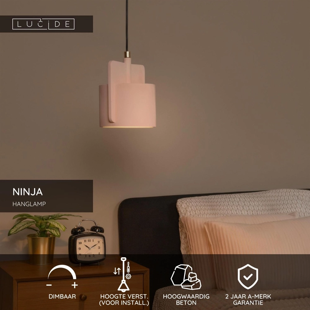 Design hanglamp Ninja roze Lucide 5411212441829