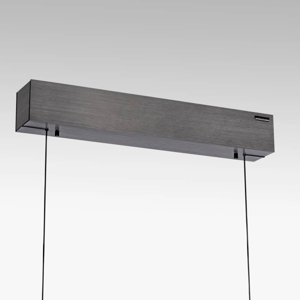Unieke hanglamp Pure E-Popup 18-lichts grijs Paul Neuhaus 4012248384411