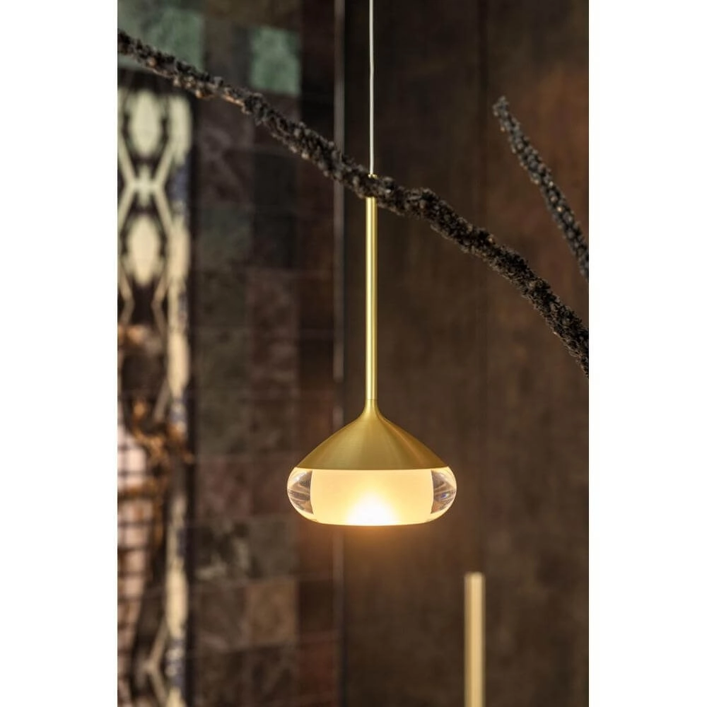 Design hanglamp Phoenix goud Ø 11,6cm Artdelight 8720701101098