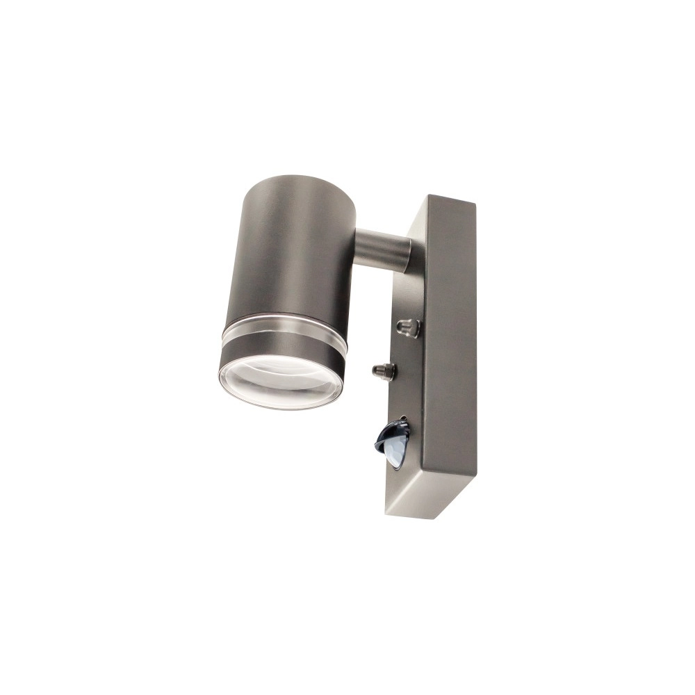 Wandspot met sensor Opden Antraciet - 1x GU10 Lyora 5055788294825