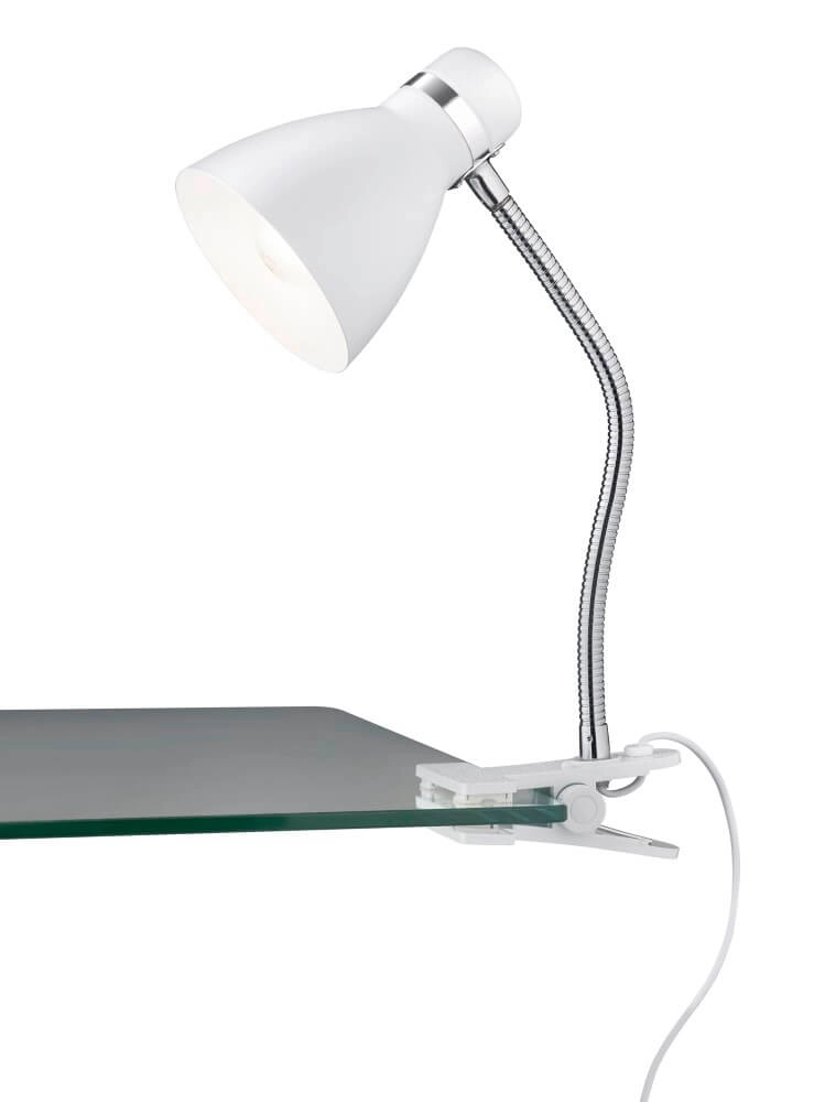 Klemlampje Harvey wit Trio 4017807575088