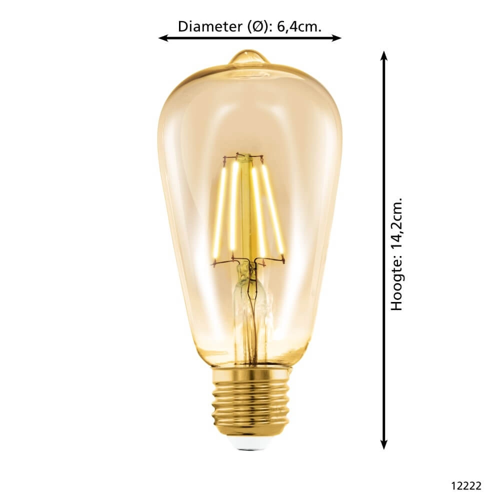 Led lampenbol Zigbee - E27 - 4.9 watt - 2200K - ST64 Eglo 9002759122225