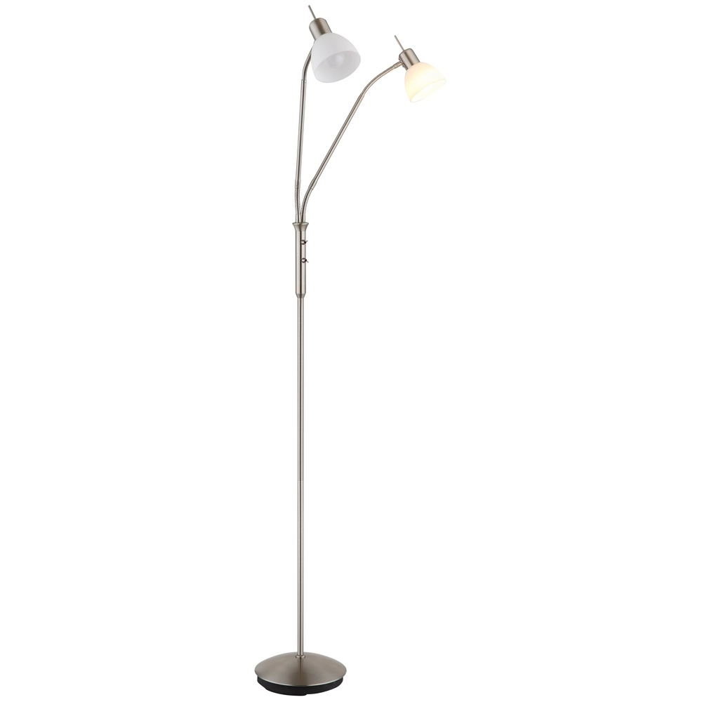 Leeslamp 2-lichts Malte nikkel Globo 9007371447541
