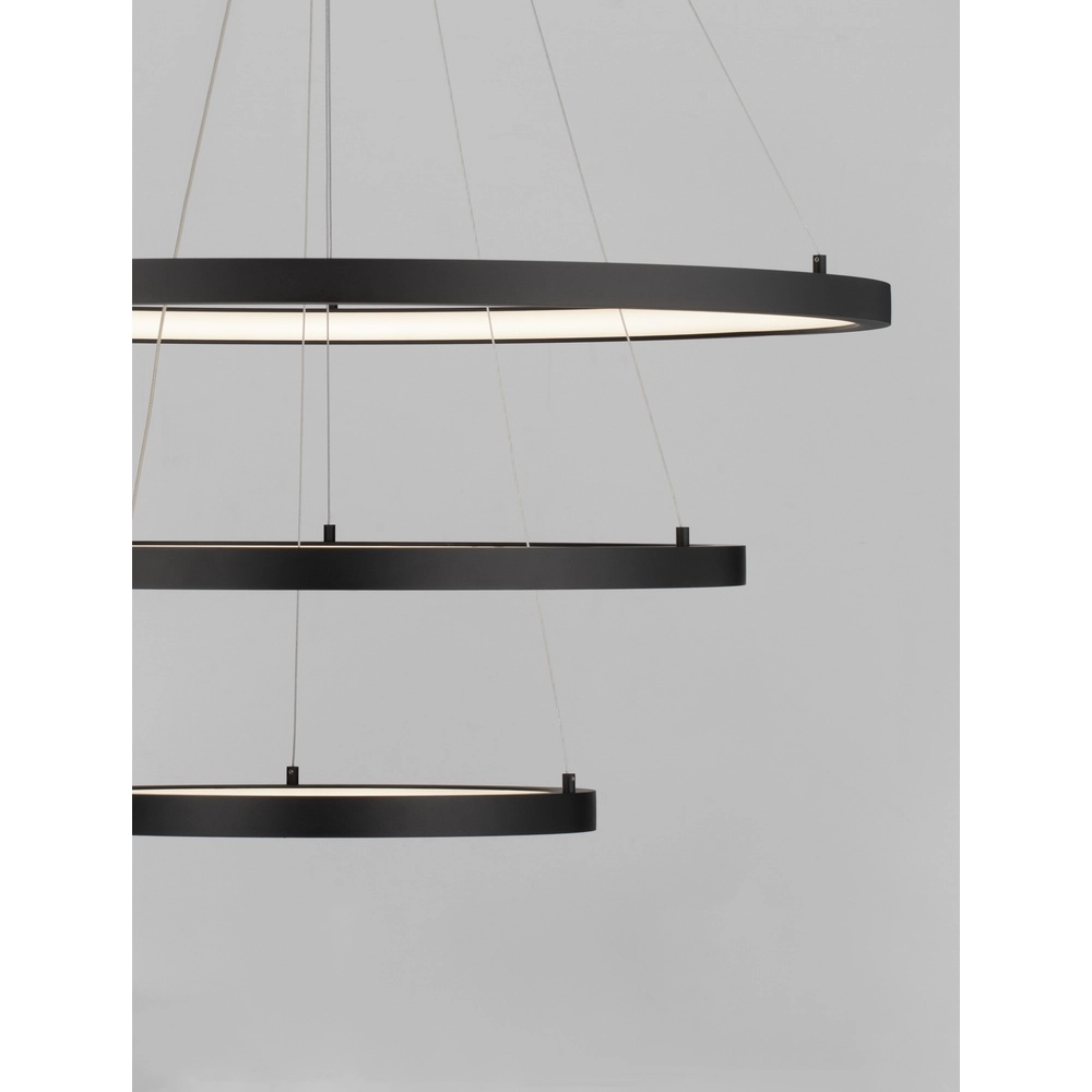 Zwarte hanglamp Empatia design triple Lyora 5212017442710