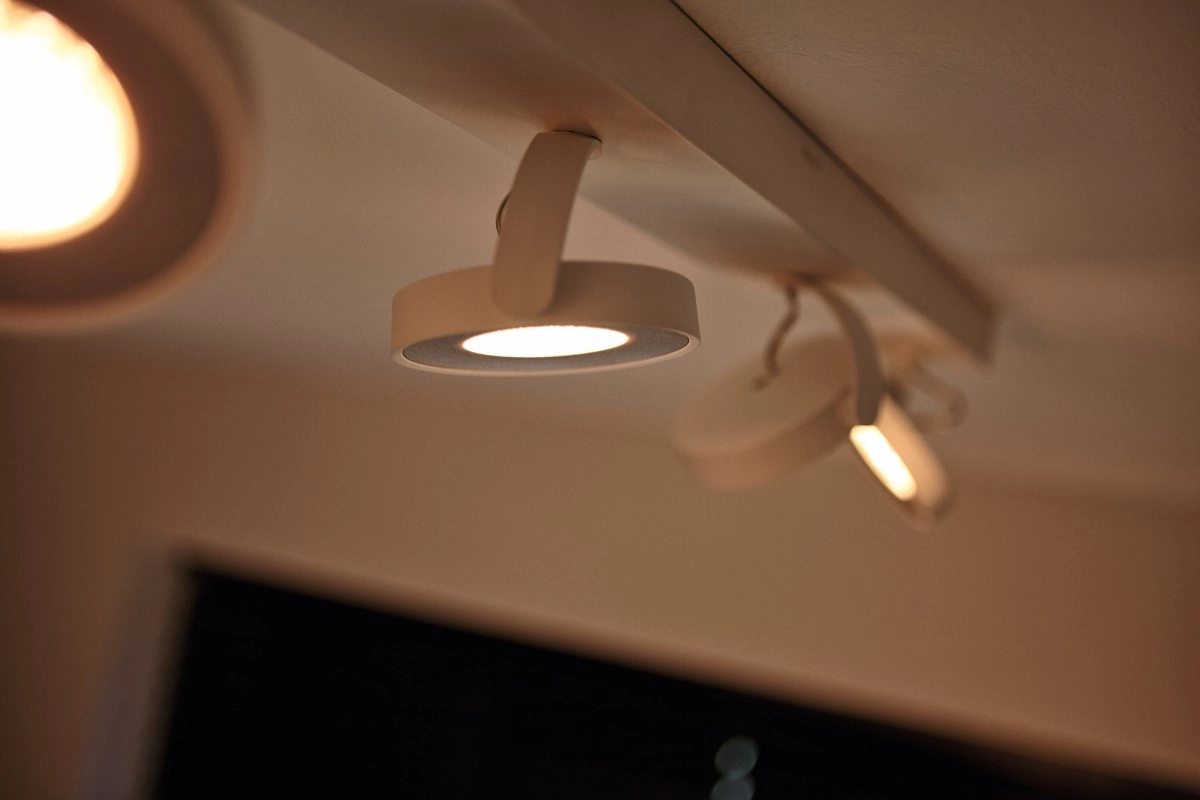 Spotlamp Clockwork 4-lichts wit Philips 8718696154526