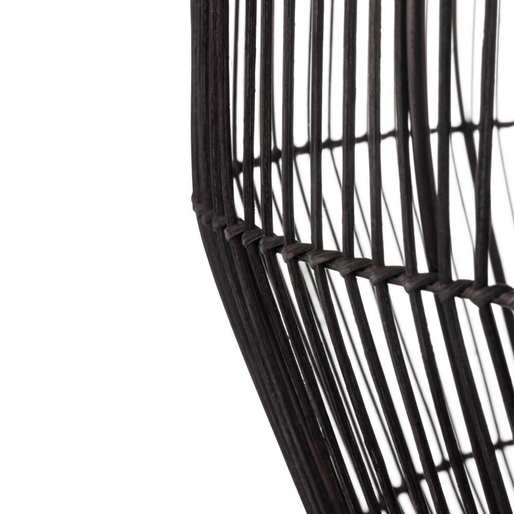 Rotan hanglamp Haiti M Ø 50cm zwart Lyora 5903139111676
