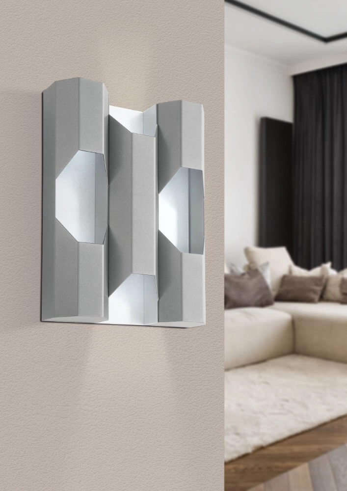 Grijze wandspot Zinacua Eglo 9002759988418