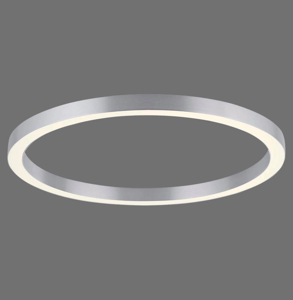 Ronde vloerlamp Pure Lines Round Ø 70cm aluminium Paul Neuhaus 4012248373538