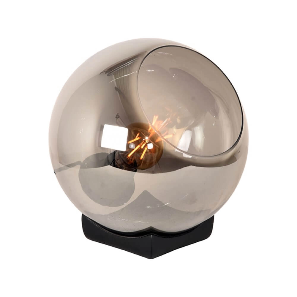 Tafellamp Firo met smoke glas - Ø 15cm