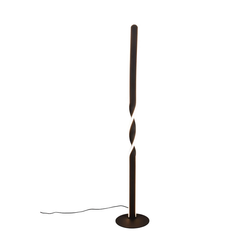 Design vloerlamp Ginko zwart Trio 4017807642629