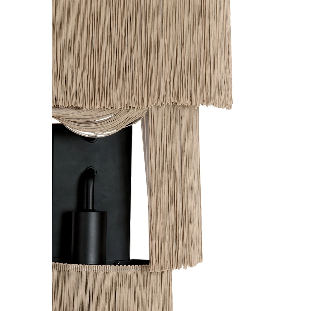 Touwtjes wandlamp Malaika taupe Light & Living 8717807816407