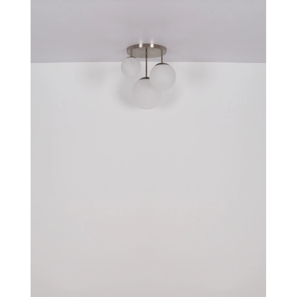 Plafondlamp Kop nikkel Globo 9007371519996